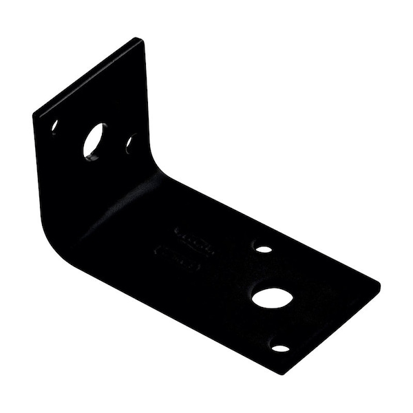 National Hardware National Hardware 2.94 in. H X 1.5 in. W X 0.125 in. D Black Carbon Steel Inside Corner Brace N351-481 - main